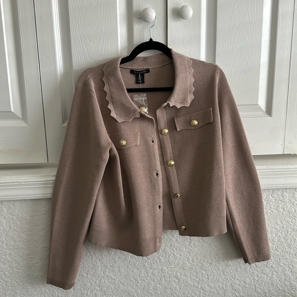 Never worn knit-sweater cardigan